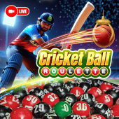 Cricket Ball Roulette game icon on free 100 casino